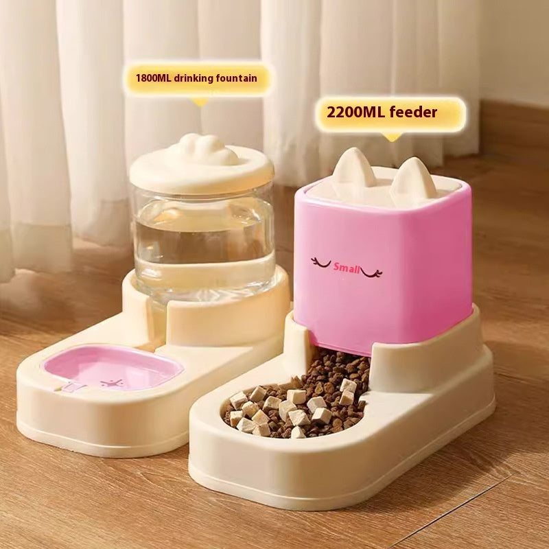 Water Dispenser Cat Food Automatic Feeder