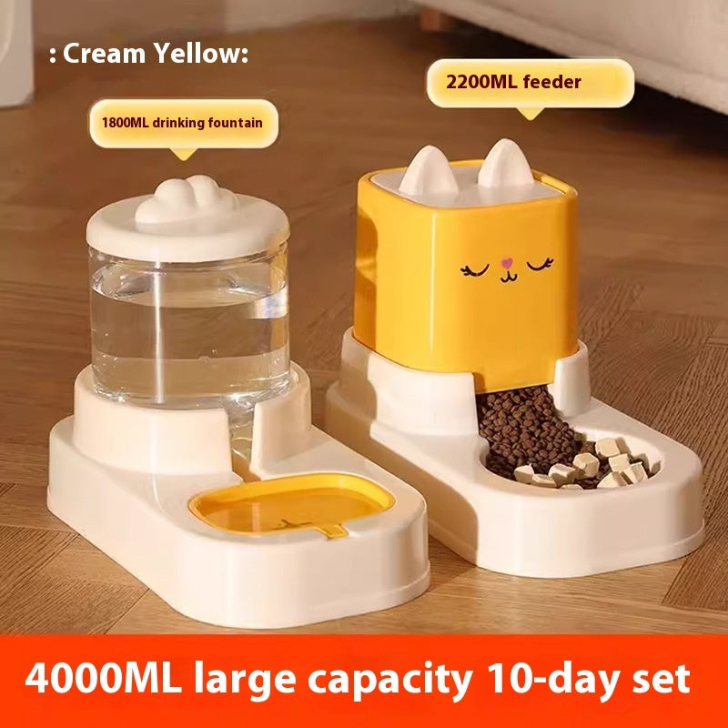 Water Dispenser Cat Food Automatic Feeder
